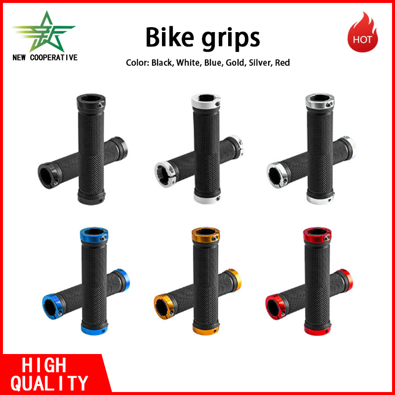 Mtb Grip Lock On - 2PCS Double Lock On Bicycle Grips