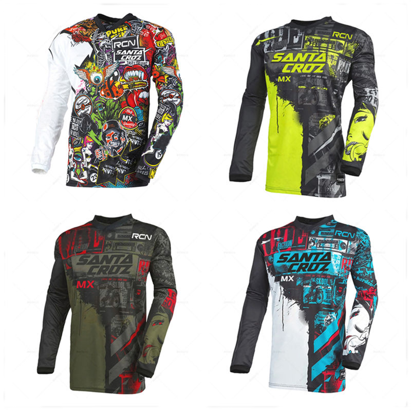 Mountain Biking Underwear - Rcn Racing Mx Enduro Cycling Jersey