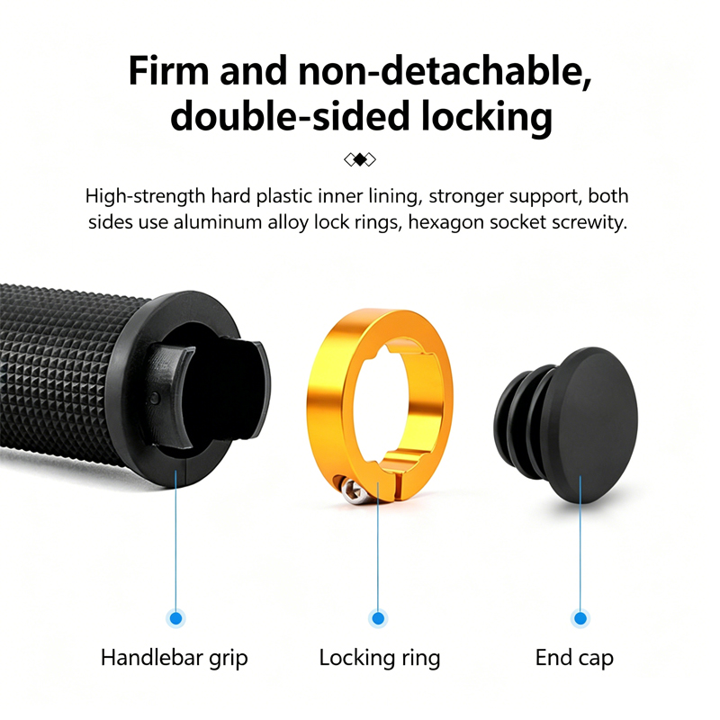 2PCS Double Lock On Bicycle Gr - Mtb Grip Lock On review and price
